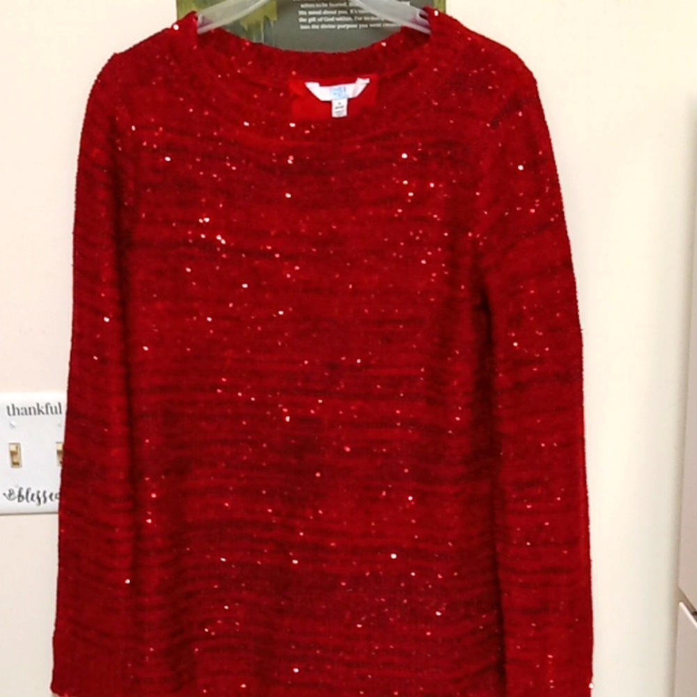 Beautiful Red  Sweater
